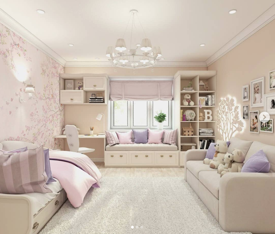 Интерьер детской для девочки