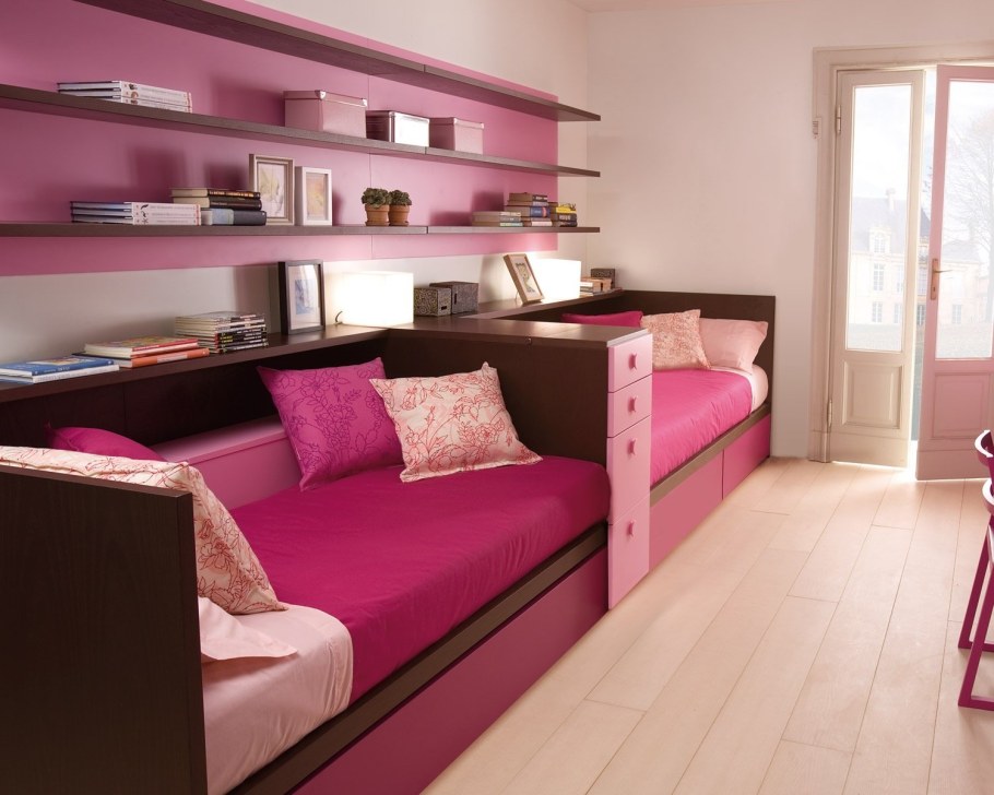 Дизайн детской для двух девочек