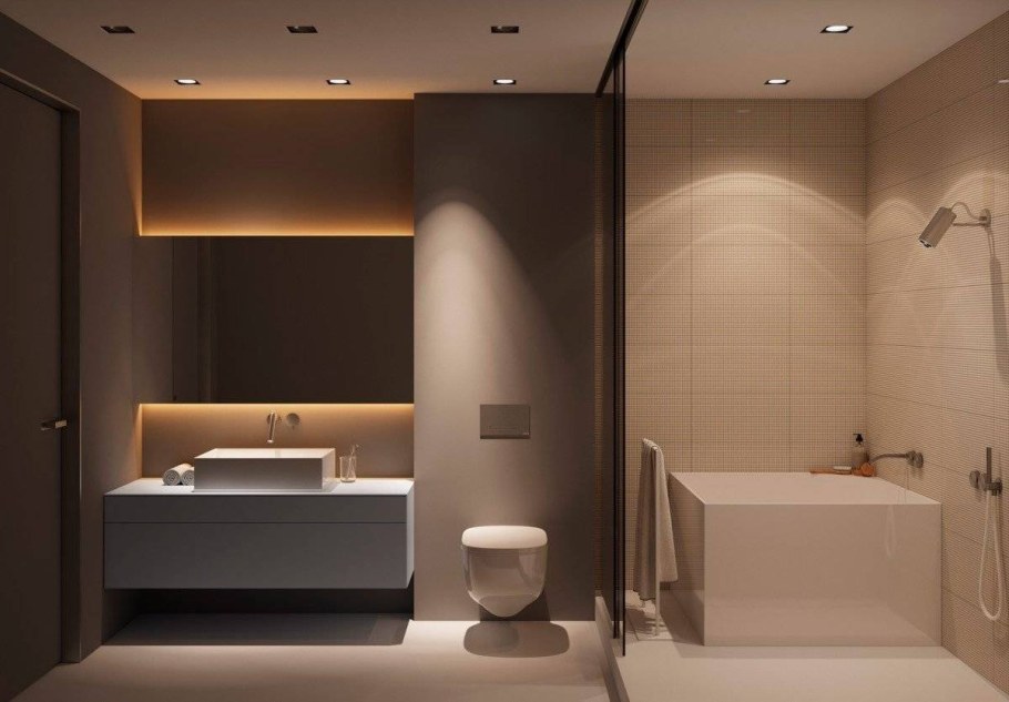 Санузел в стиле Минимализм