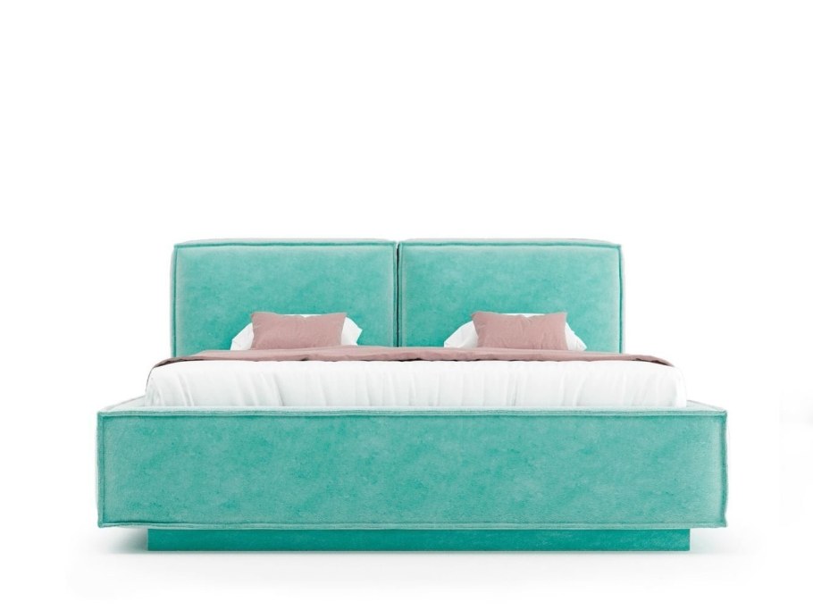 Кровать Nuvola-1 цвет Diva мята