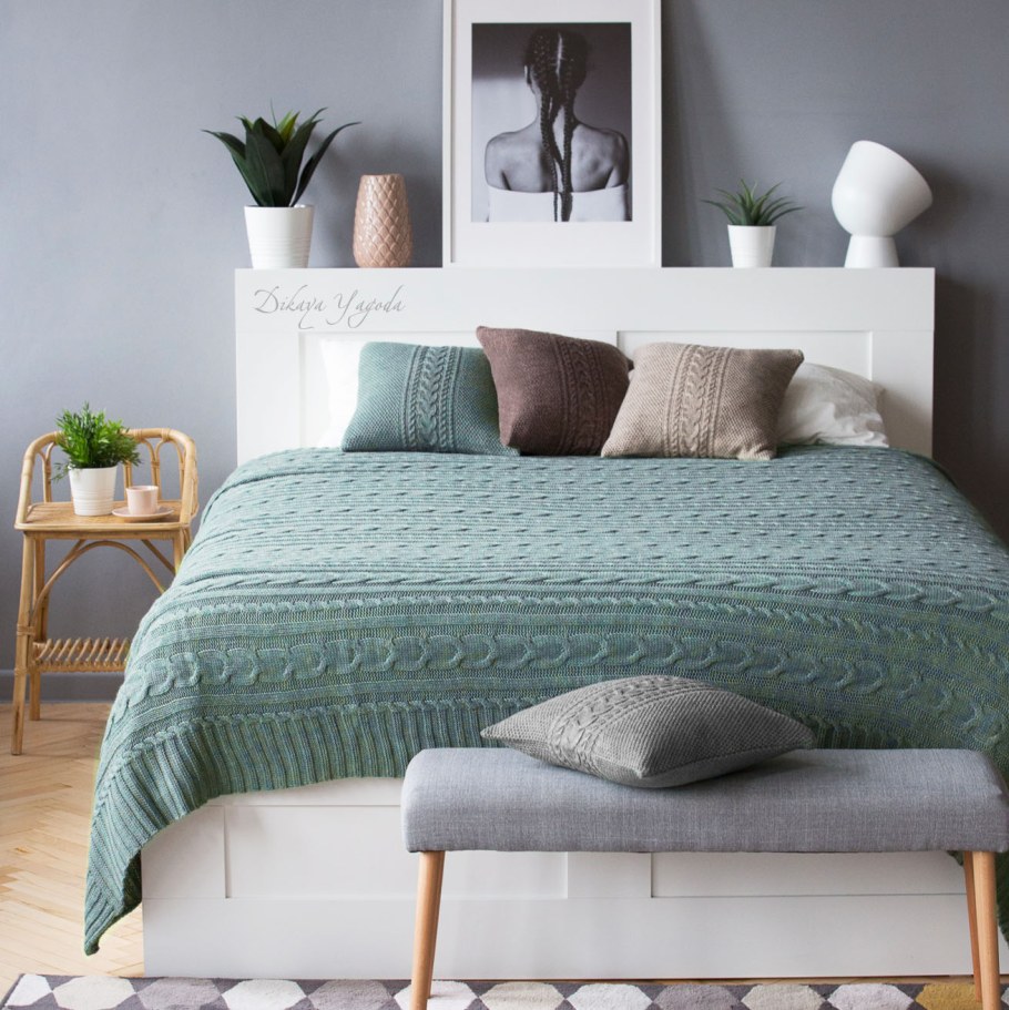Пледы на кровать в спальню