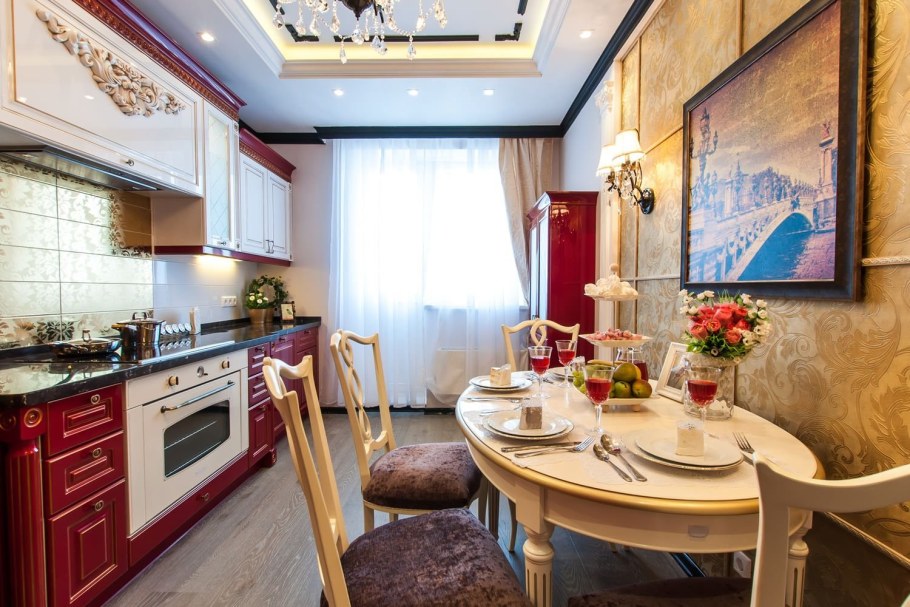Красивый интерьер кухни