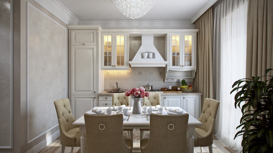 Кухня Неоклассика 15 м2