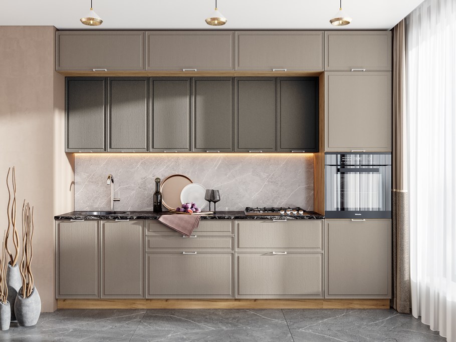 Кухня Катрин матовая