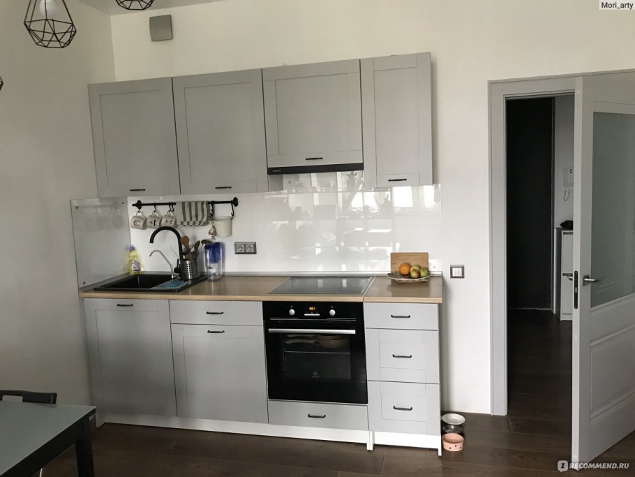 Кухня икеа КНОКСХУЛЬТ зеленая