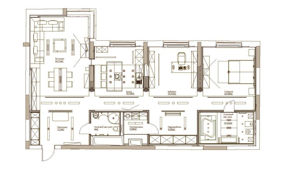 ЖК Воробьевы горы планировка