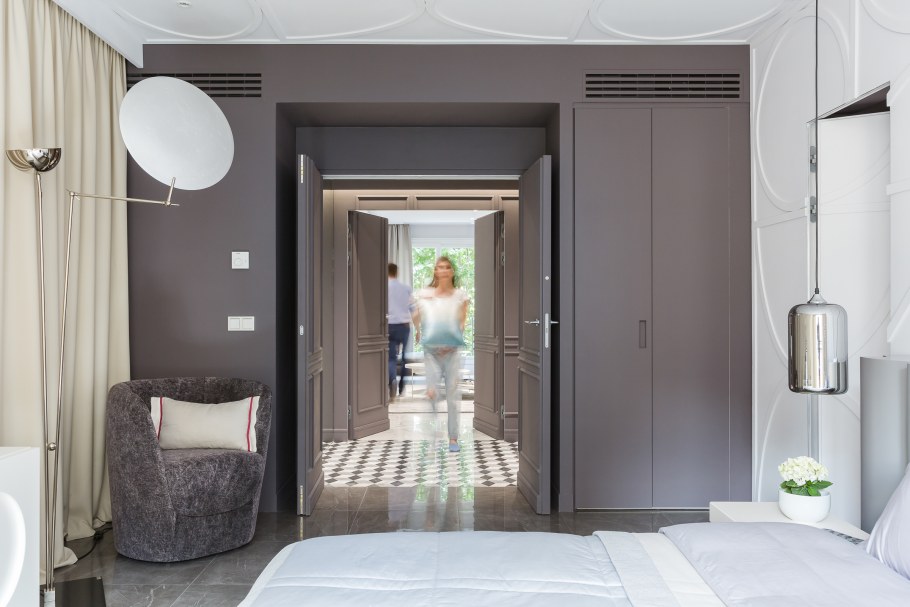 Современный дом с анфиладной планировкой