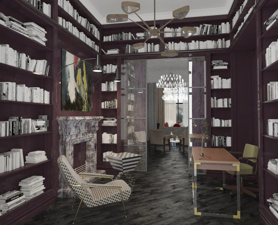 Анфиладный интерьер