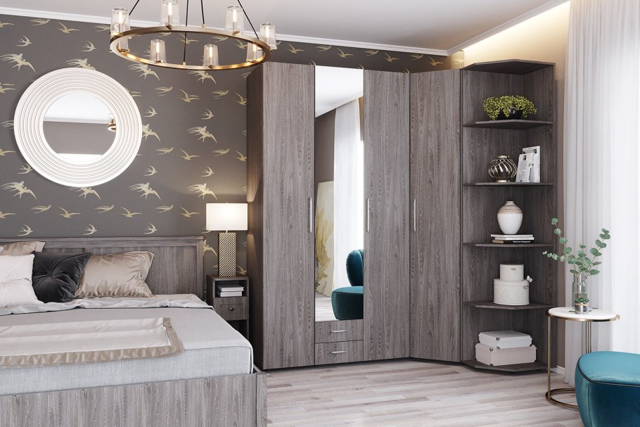 Ясень Анкор темный мебель