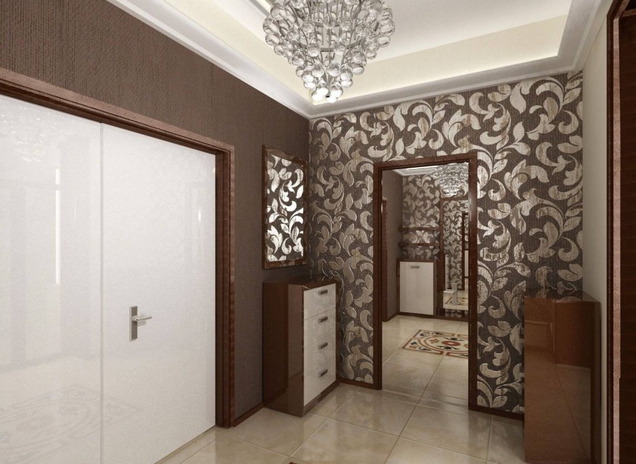 Обои в коридор