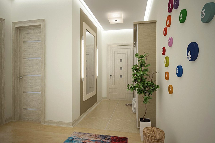 Светлые двери в квартире