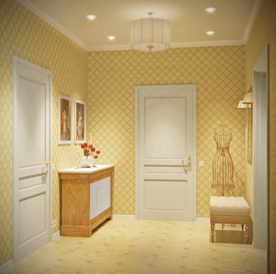 Обои в прихожую