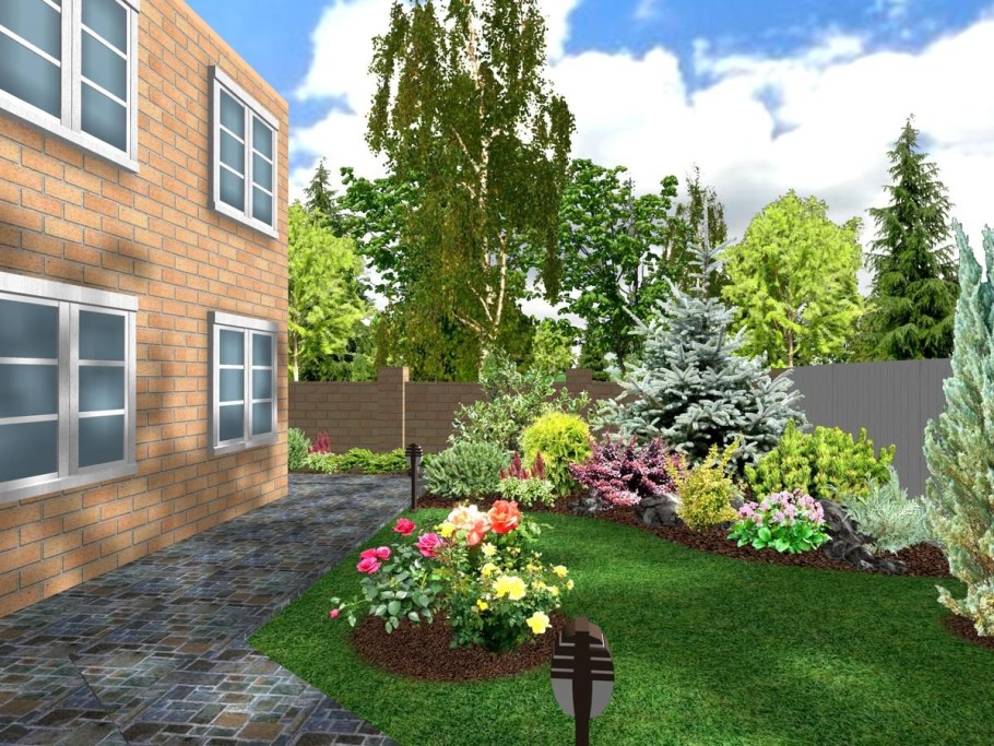 Ландшафт придомовой территории