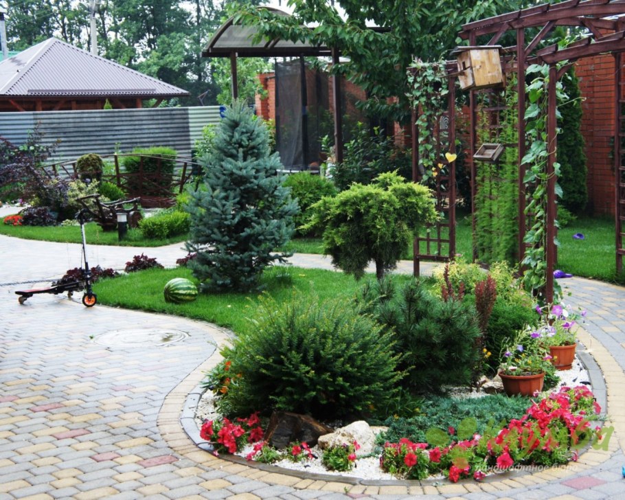 Ландшафт дачного участка