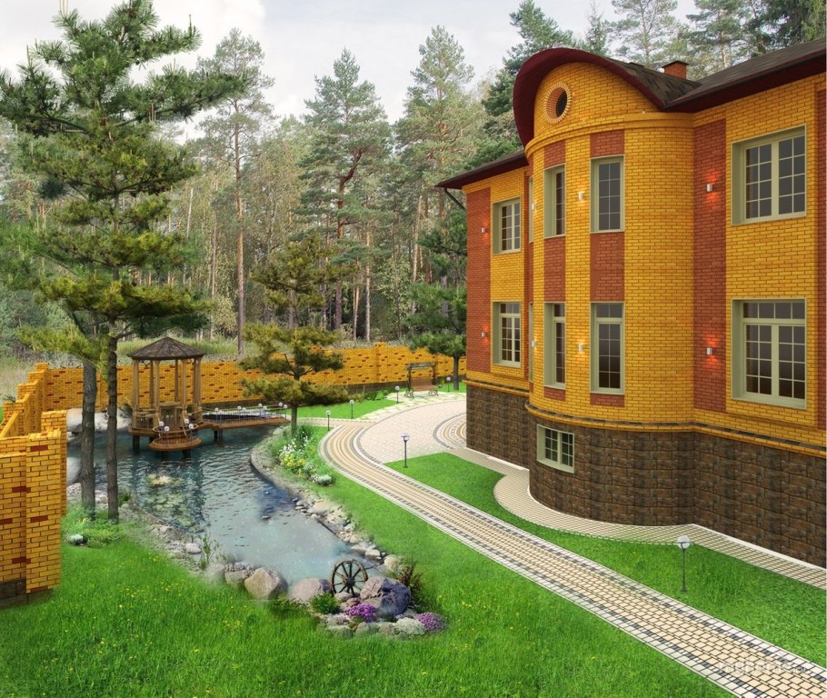 Ландшафт коттеджа