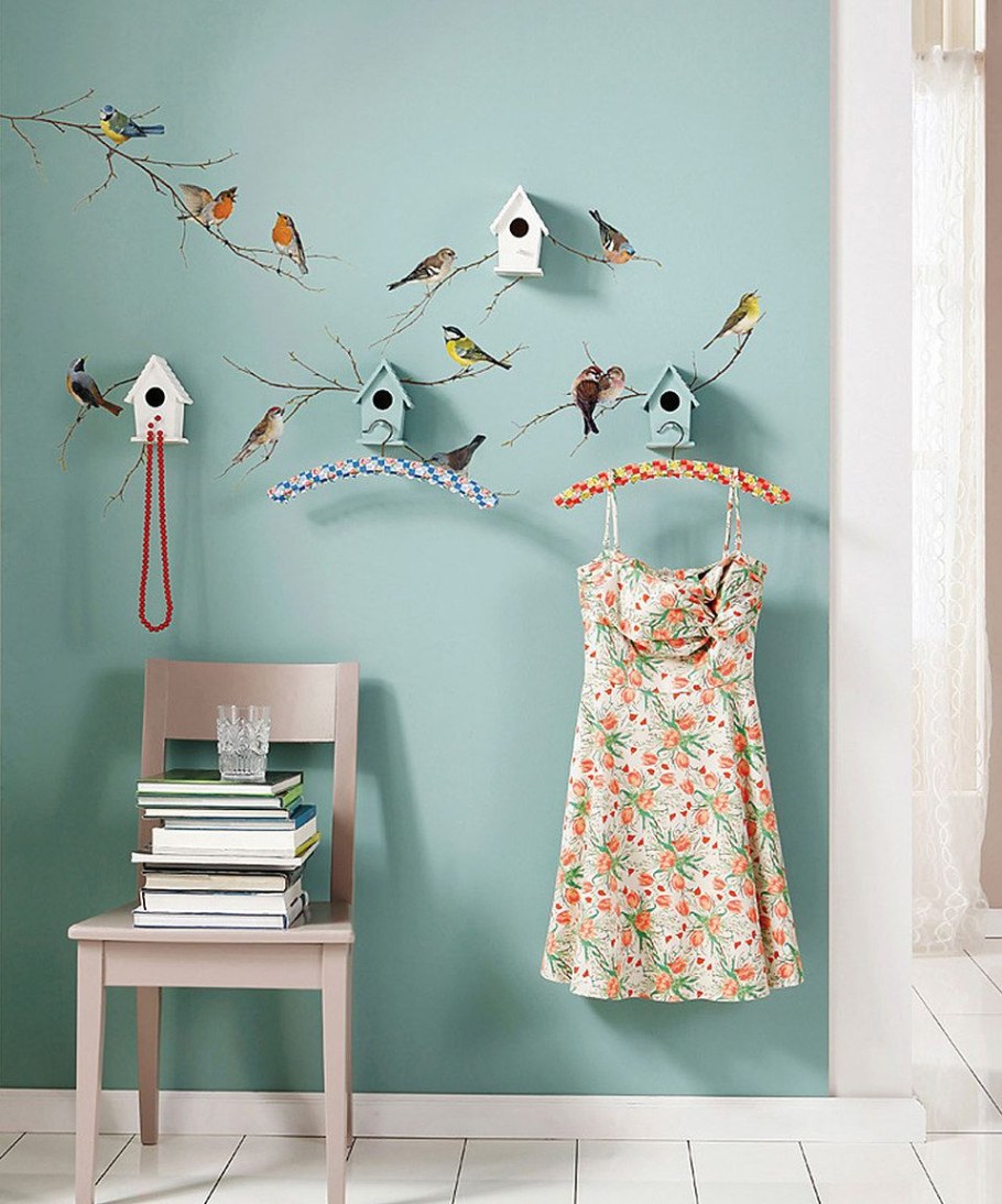 Декор птички в интерьере