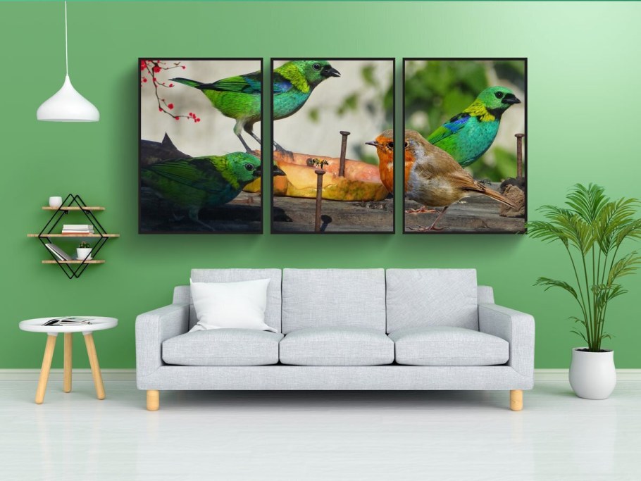 Птички в интерьере