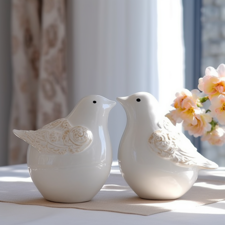 Фарфоровые голубки