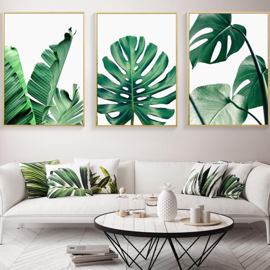 Монстера триптих