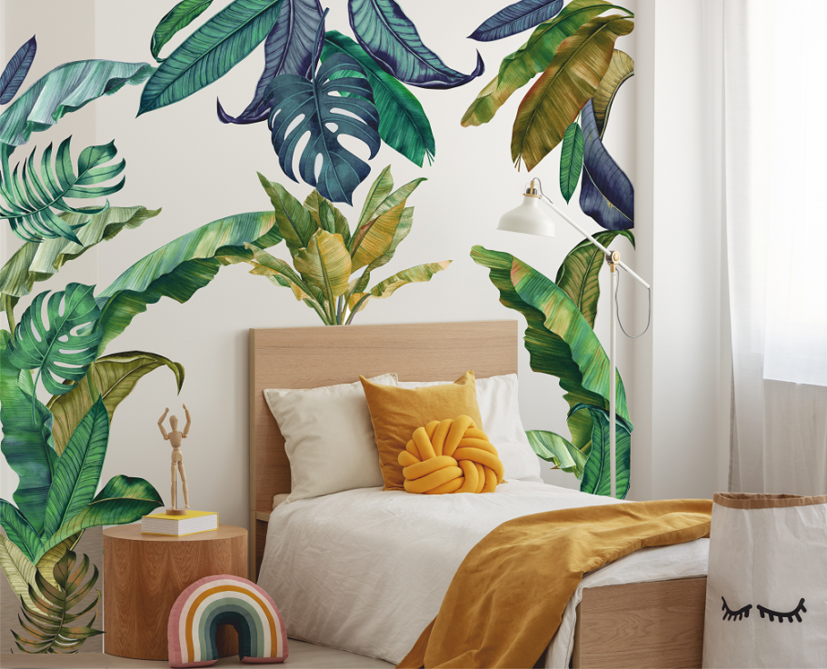 Аффреско банановые листья