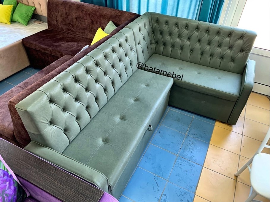 Диван Честер раскладной Дельфин