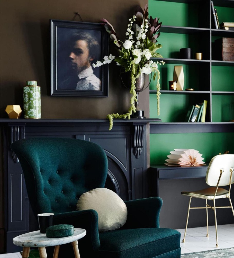 Изумрудный цвет в интерьере Дюлюкс