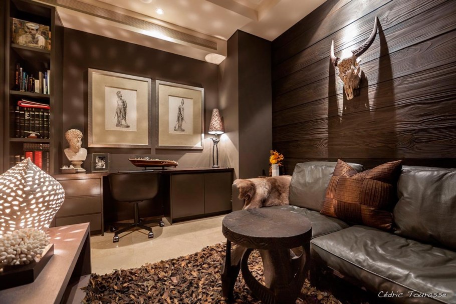 Интерьер в коричневых тонах