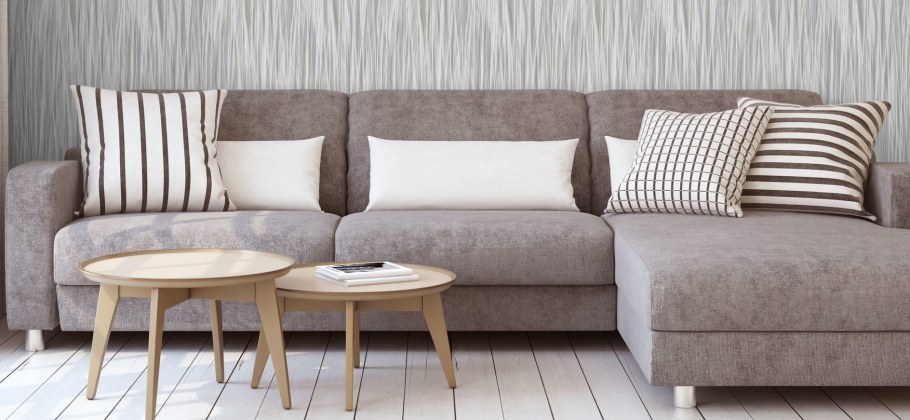 9510338 Диван тройка soletren Ash с декоративными подушками