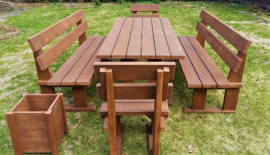 Деревянная Садовая мебель