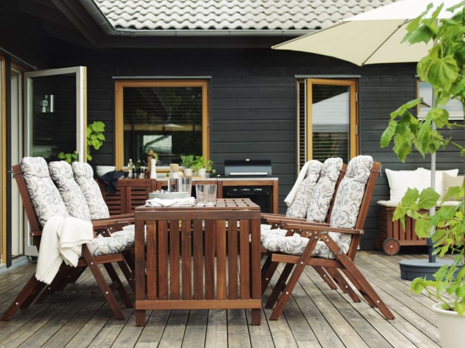 Мебель для веранды и террасы в икеа