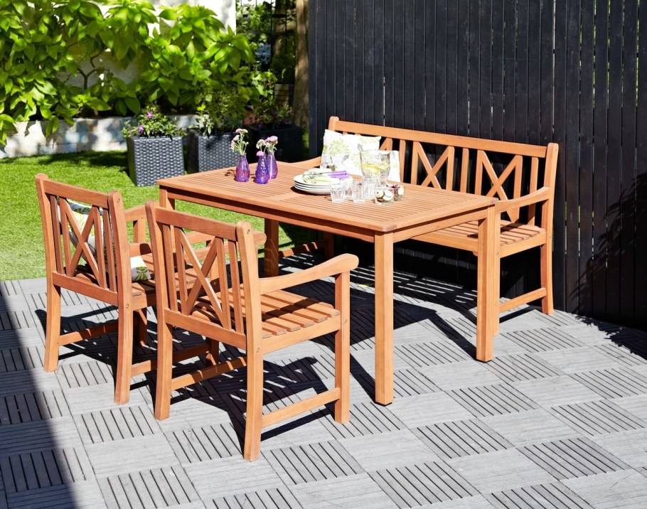 Дачная деревянная мебель