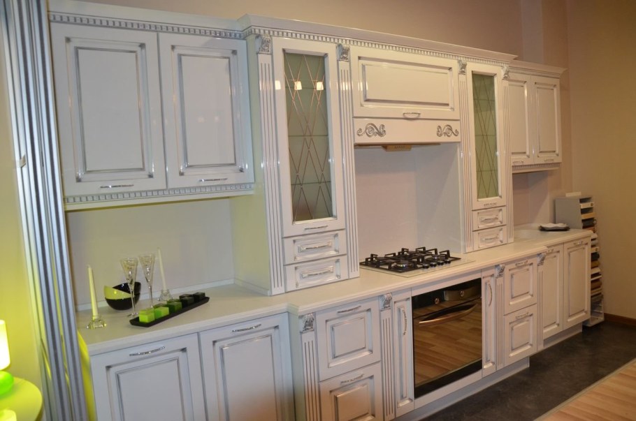 Кухонные фасады с патиной