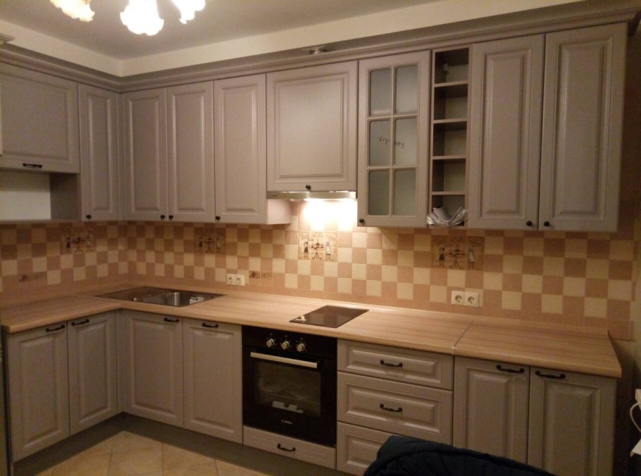 Роял Вуд светлый кухня