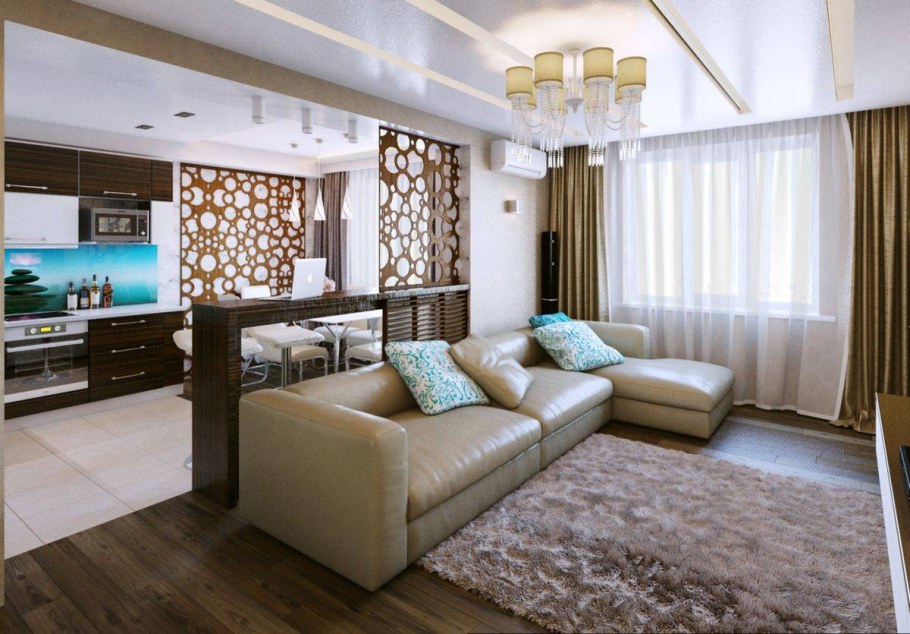 Кухня гостиная