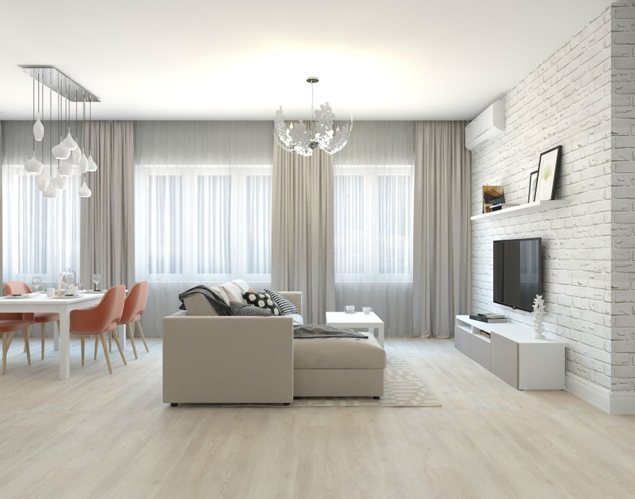 Красивые квартиры в светлых тонах