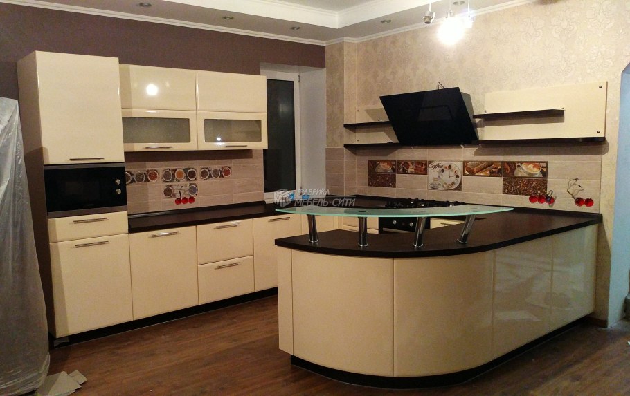 Кухня капучино Модерн