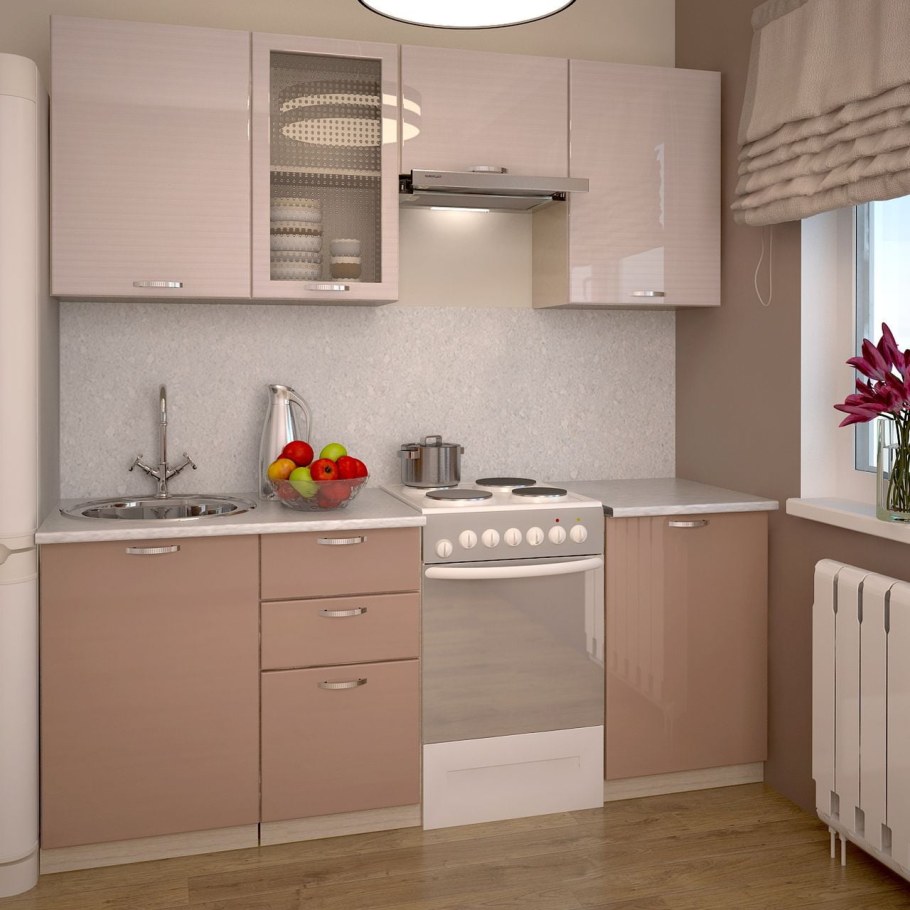 Кухня мокко и ваниль