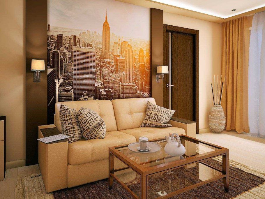 Фотообои в интерьере