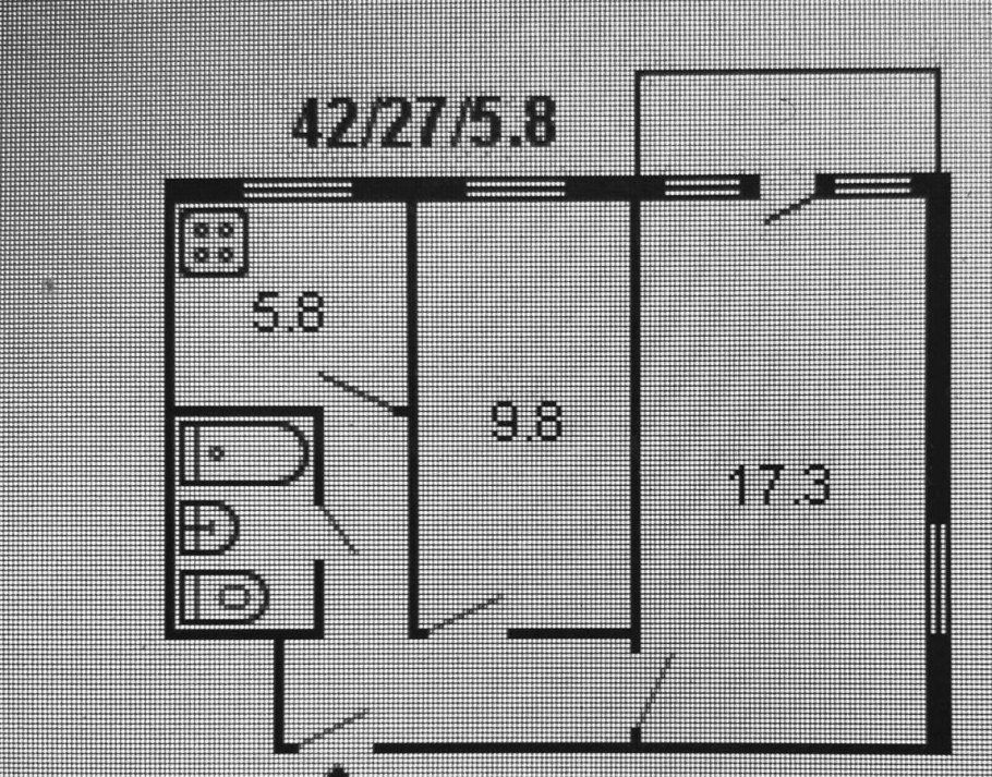 Угловая хрущевка двухкомнатная планировка