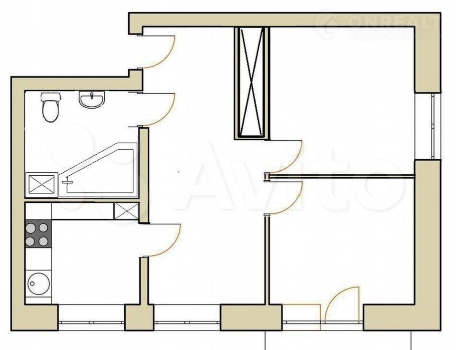 Планировка двушки в хрущевке