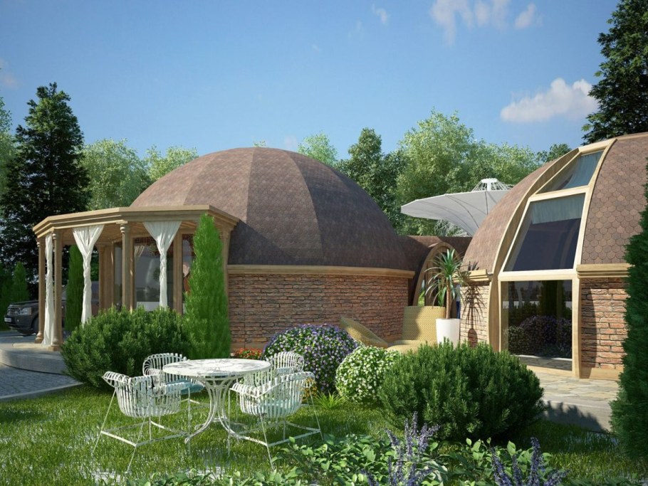 Купольный дом Виталия Гребнева