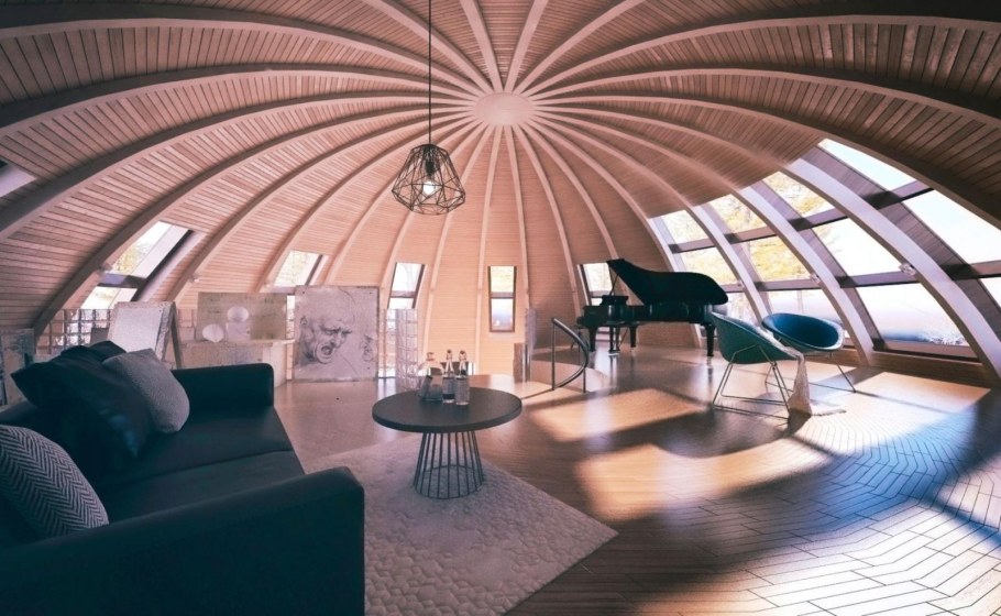 Купольный дом архитектора Гребнева