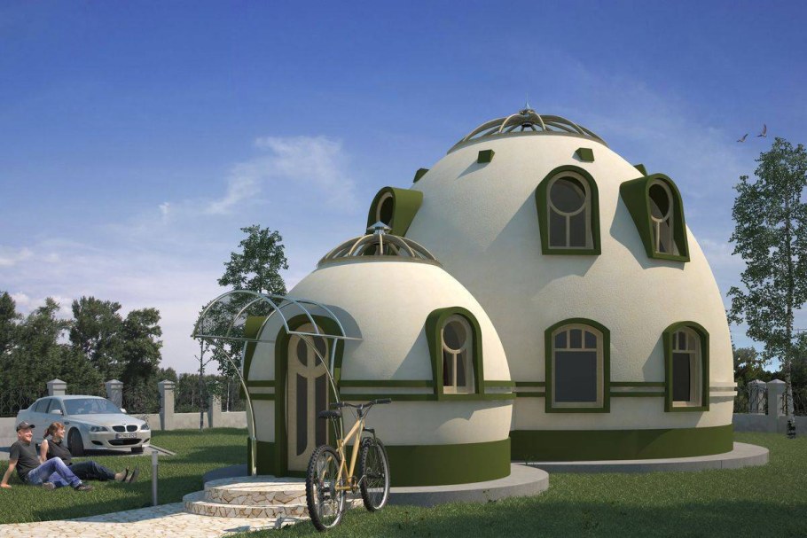 Круглые купольные домики