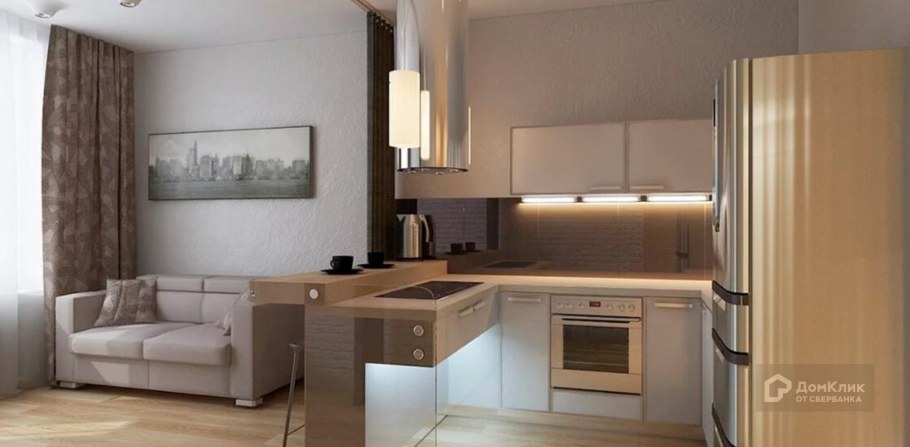 Евродвушка 30 кв.м планировка