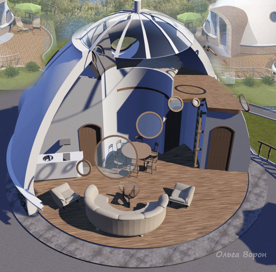 Купольный дом Ольга ворон
