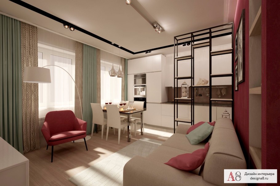 Планировка евродвушки