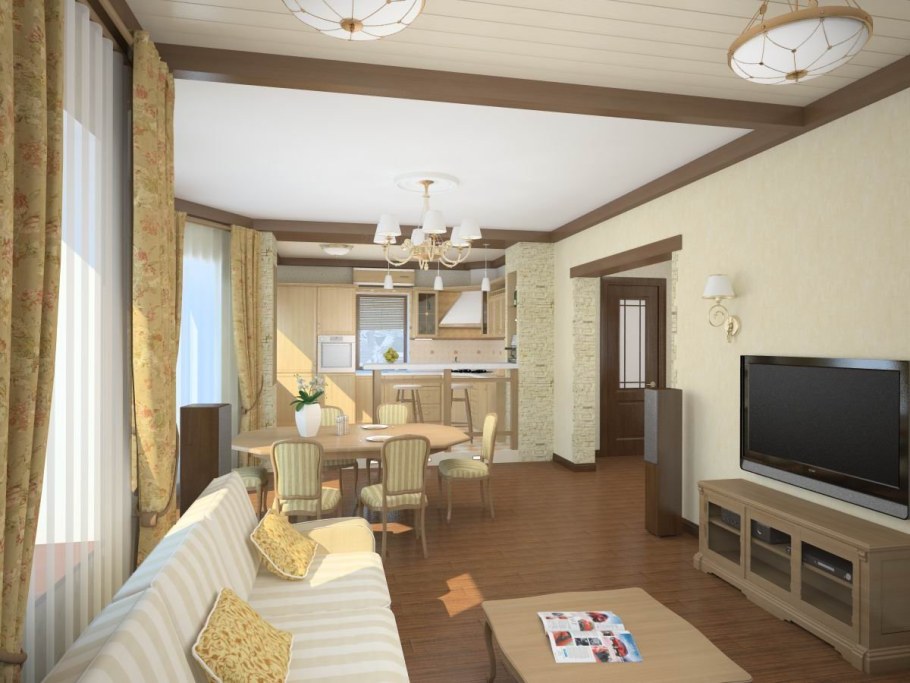 Интерьер гостиной