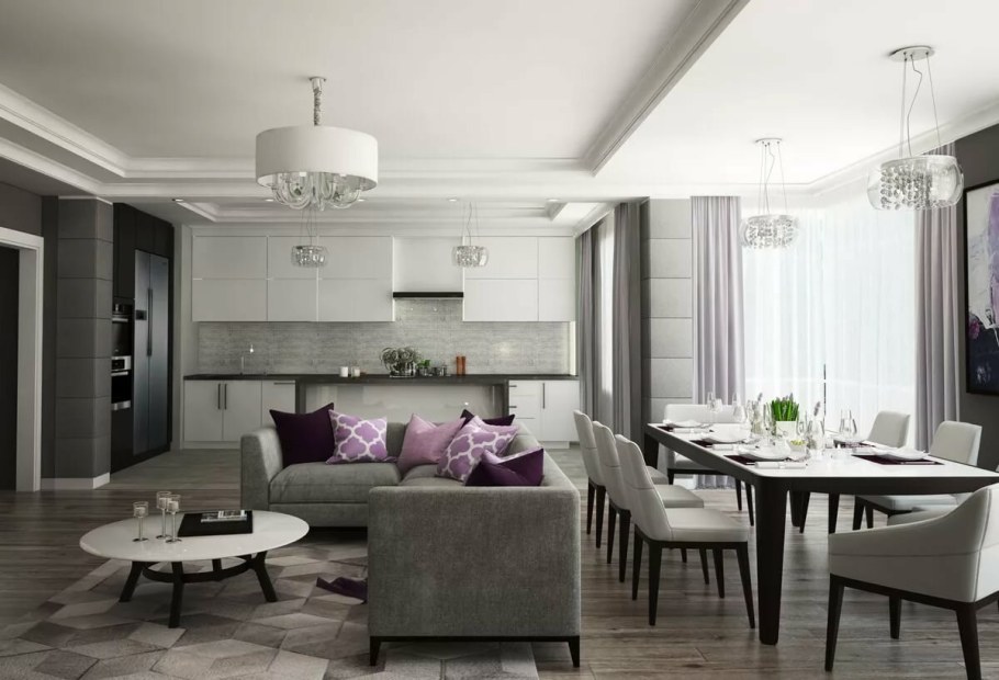 Кухня-гостиная 40 кв.м