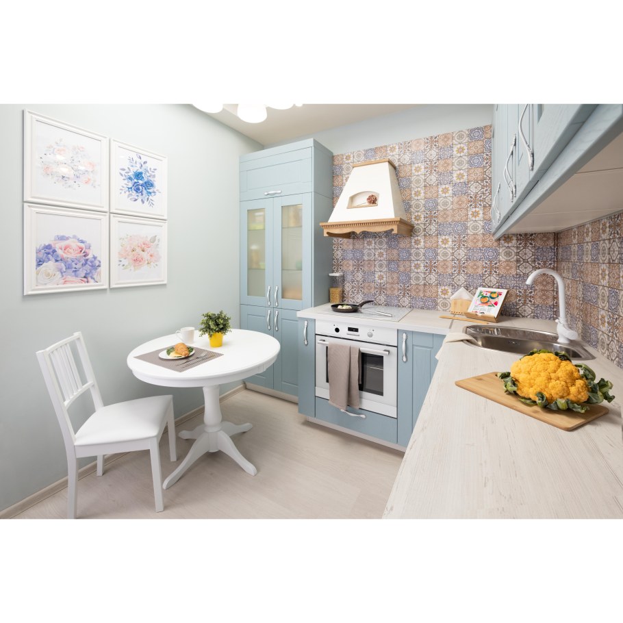 Голубая кухня Леруа Мерлен