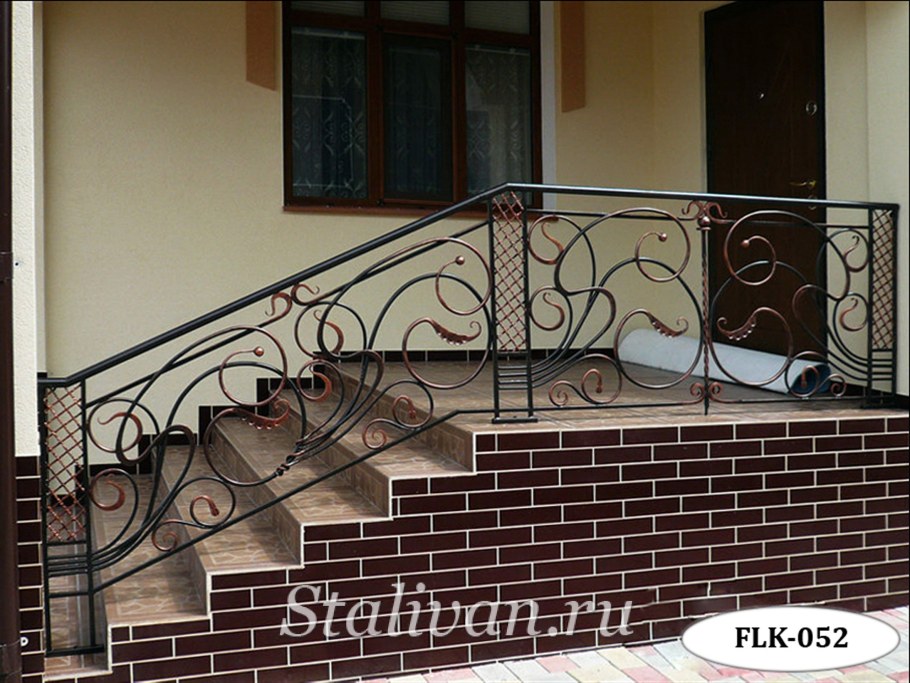 Ограждение крыльца ковка